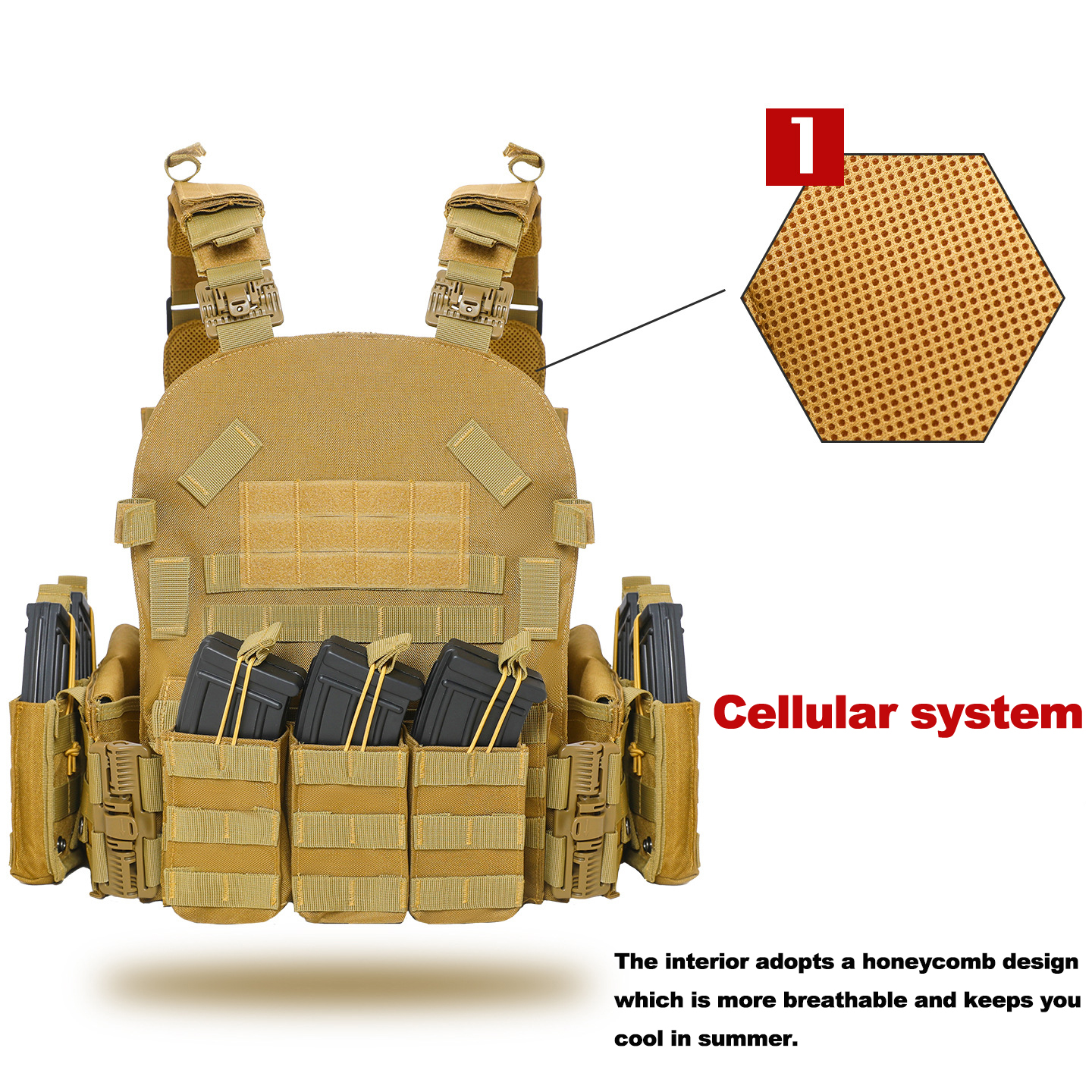 MOLLE 快拆多功能战术背心 详情图 1